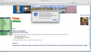 Sophos Alert - www (dot) embajadaindia (dot) com